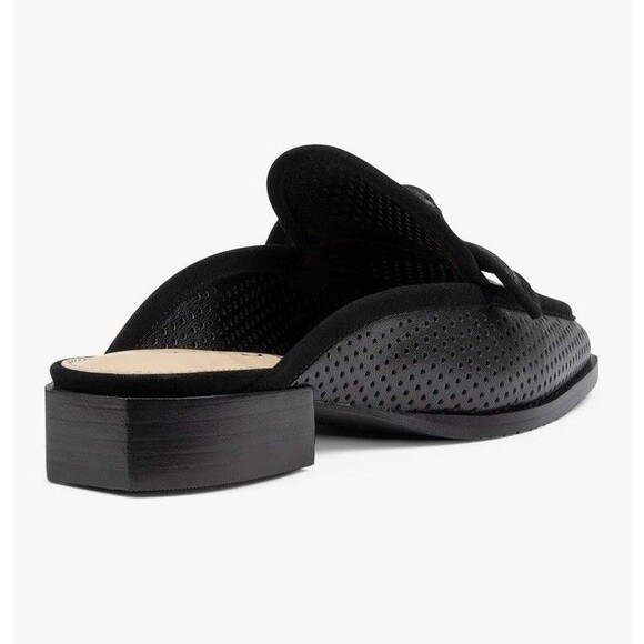 NYDJ Women's Tillie Loafer Flat Mule Black Leather Size 5.5 - Picture 8 of 11